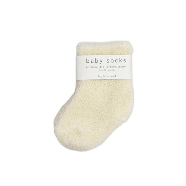 ベビーパイルソックス ナチュラル