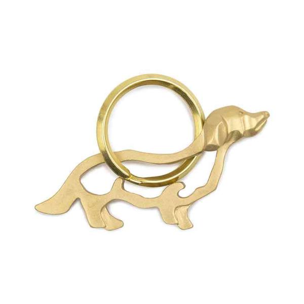 Dachshund Keyring(真鍮製ダックスキーリング)