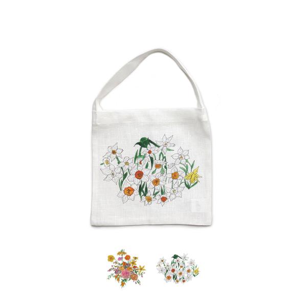 isabelle boinot ミニバッグ ブーケ/スイセン