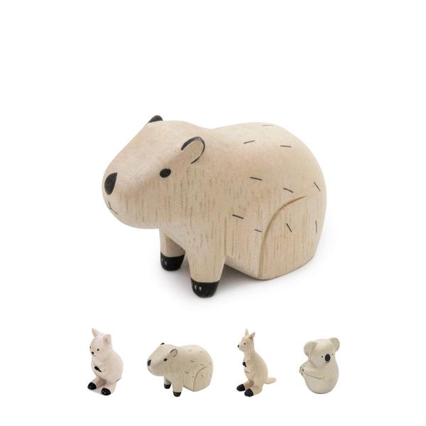 ぽれぽれ動物 クアッカワラビー/カピバラ/カンガルー/コアラ