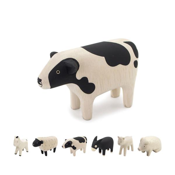 ぽれぽれ動物 コウマ/ヒツジ/コヤギ/ロバ/ウシ/ブタ