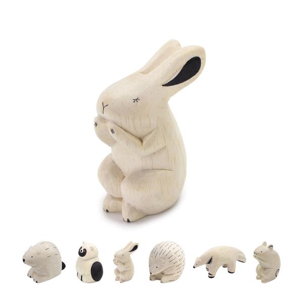 ぽれぽれ動物 ビーバー/タヌキ/ウサギ/ハリネズミ/アリクイ/ネズミ