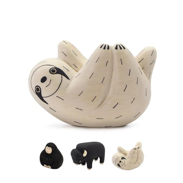 ぽれぽれ動物 オランウータン/バイソン/ナマケモノ