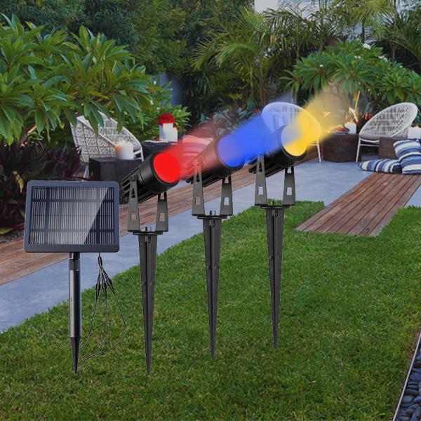 ソーラーライト 屋外 ガーデンライト イルミネーションライト ソーラー LED防水 高輝度 太陽光発...