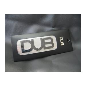 DUBステッカーＭ（ブラック)２枚SET（DUBグッズ）DB211