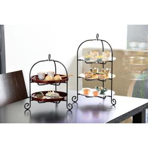 ノリタケ　Noritake ハイティースタンド(2段)(折りたたみ式) 9HAK wadatoki_noritake-hak-9y