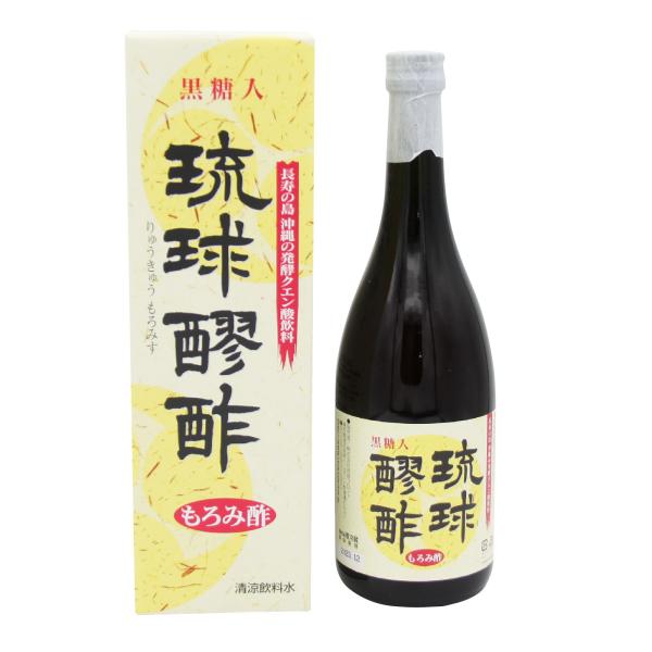 琉球醪酢 黒糖入 720ml 沖縄 もろみ酢 原液 発酵 クエン酸 ドリンク 健康酢 飲みやすい 黒...