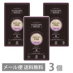 グルテンフリー 玄米 うどん タイプ 128g ×3個セット メール便 送料無料 小麦粉不使用 生麺｜ryukyufront