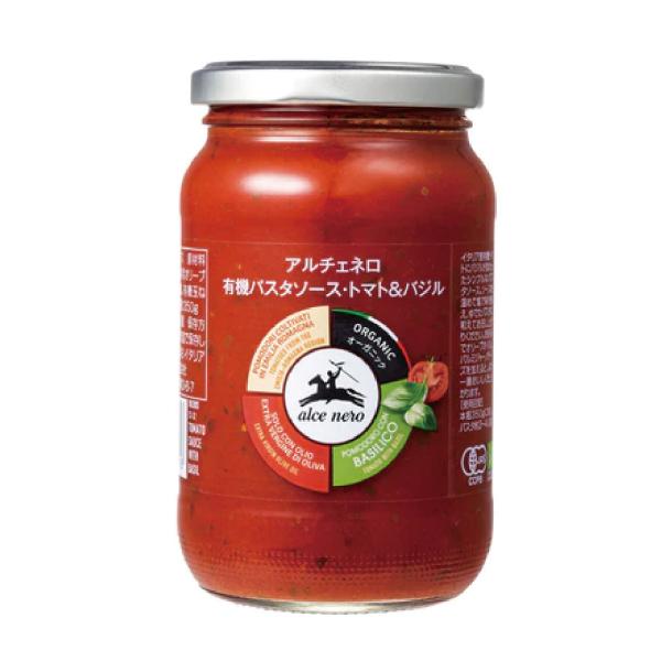 アルチェネロ パスタソース トマト＆バジル 350g 保存料 着色料 無添加 オーガニック バジル ...
