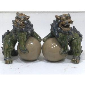 【定価の50%OFF】手捻岩獅子＠大海 陽一 上焼 シーサー 置物 沖縄県産 定価の50%OFF】手捻岩獅子＠大海 陽一 上焼 シーサー 置物 沖縄県