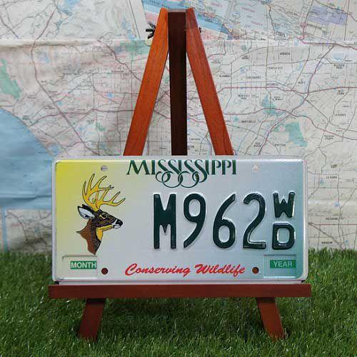 【ライセンスプレート】Mississippi／ミシシッピ州　Conserving Wildlife　...
