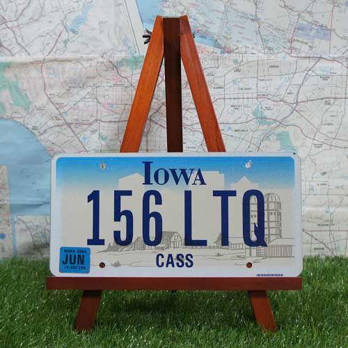【ライセンスプレート】Iowa／アイオワ州　Cass　2004年