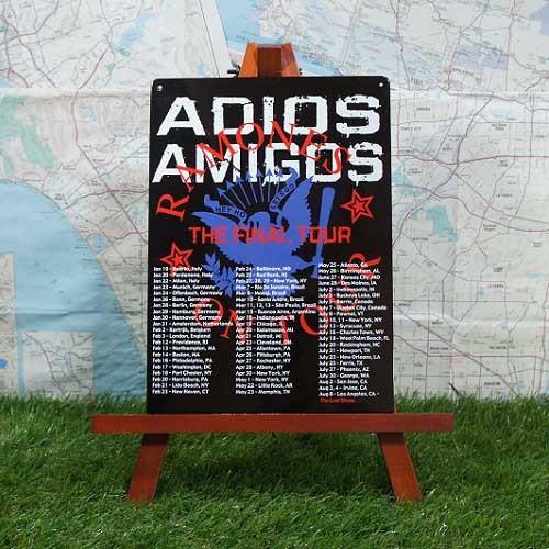 【ブリキ看板】Ramones／ラモーンズ　Adios Amigos