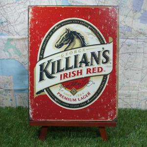 【ブリキ看板】George Killian's Irish Red／ジョージ・キリアン　ロゴ｜ryukyushowcaseys