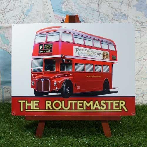 【ブリキ看板】The Routemaster／ルートマスター　London Transport