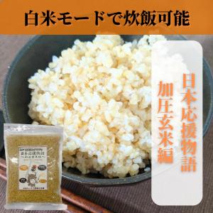 特殊加工 玄米 食べやすい 白米炊飯可能 GABA 食物繊維 国産 日本応援物語?加圧玄米編?｜ryuna