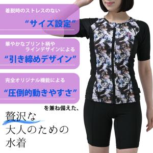 フィットネス水着 ジム用水着 レディース 30...の詳細画像2