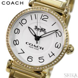 (5年保証)  時計 コーチ COACH マディゾン レディース (14502855) ホワイト ゴールド  (新生活)