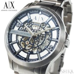 アルマーニエクスチェンジ AX2416 メンズ 腕時計 46MM 自動巻き 手巻き スケルトン｜ryus-select