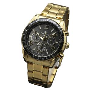 Salvatore Marra サルバトーレマーラ 腕時計 時計 電波ソーラークロノグラフウォッチ　SM15116-GDBKGD 爆買