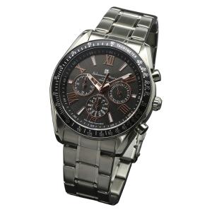 Salvatore Marra サルバトーレマーラ 腕時計 時計 電波ソーラークロノグラフウォッチ　SM15116-SSBKPG 爆買