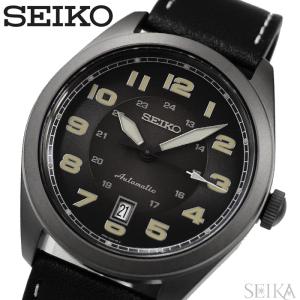 セイコー SEIKO SRPC89K1(132) 時計 腕時計 メンズ ブラック レザー 自動巻き 海外モデル 逆輸入｜ryus-select