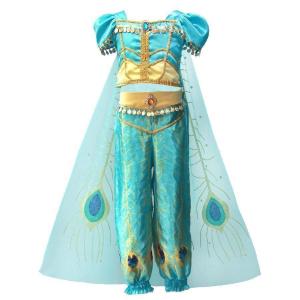 ジャスミン アラジン ドレス キッズ 子供 用...の詳細画像2