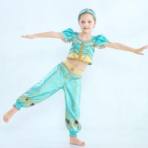 ジャスミン アラジン ドレス キッズ 子供 用...の詳細画像3