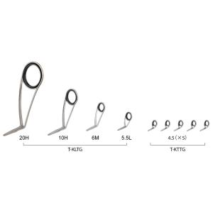富士工業　チタントルザイトガイドセット 楽天市場】T-KTTG6 KTガイド リングサイズ6 縛り式ガイド 富士