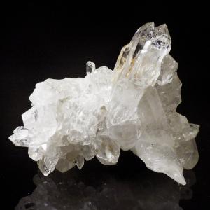 水晶球 直径45mm ブラジル産 金属台付き レインボー水晶 クォーツ 丸玉