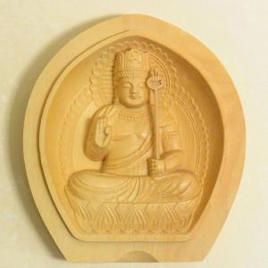 懐中仏 虚空蔵菩薩(丑 寅) 柘植製 香合仏 仏像の詳細画像1