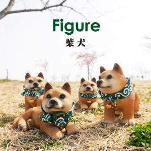 柴犬　陶器　加藤工芸　赤柴　豆柴　等身大　【美品】 加藤工芸 柴犬 置物 陶器 犬 レトロの通販 by メル（仮）支店｜ラクマ