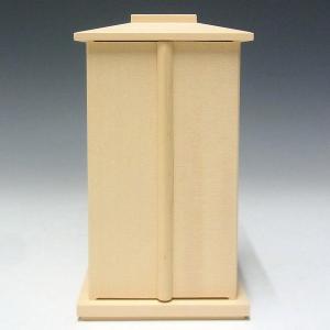 桧 木製厨子 高さ19cm(外寸) 木彫り 本...の詳細画像2