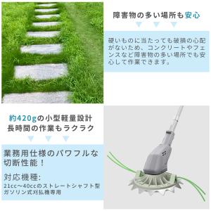 草刈機用ナイロンコードカッター 手差し式 ステ...の詳細画像2