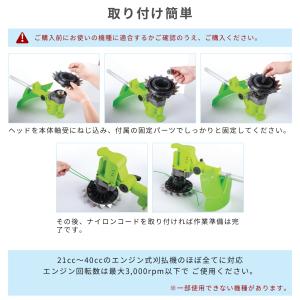 草刈機用ナイロンコードカッター 手差し式 ステ...の詳細画像4