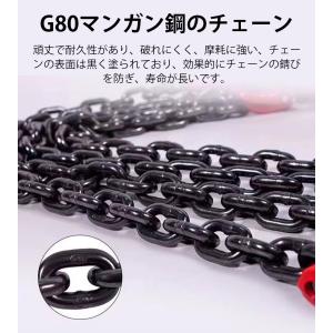 スリングチェーン 3t 2本吊り×1m 耐荷重...の詳細画像1