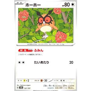 ホーホー(ふみん/たいあたり) ポケモンカード