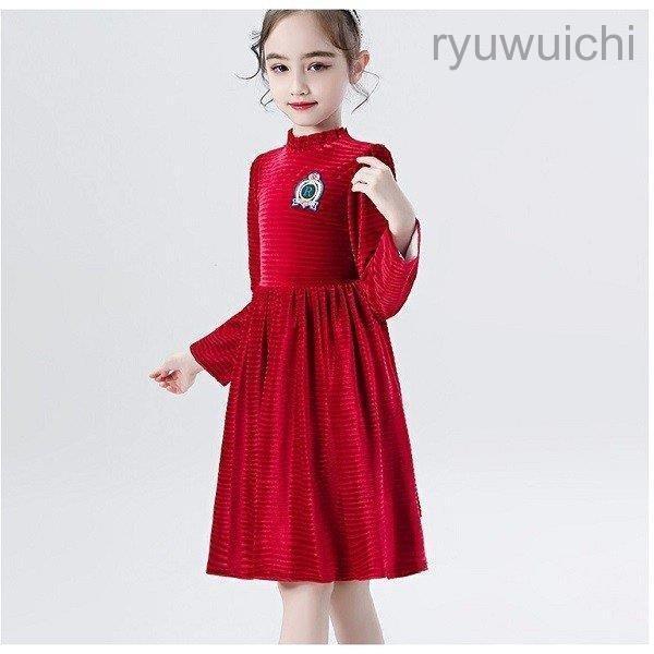 ワンピース ドレス  韓国子供服 ジュニア dress 通学/通園  長袖  ワンピ キッズ 韓国 ...