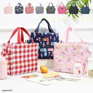 ランチバッグ 弁当袋 お弁当バッグ 保冷 おしゃれ メンズ 子供用 大きめ ポケット ダブルポケット ランチ お弁当 出前 ピクニック 無地 大容量