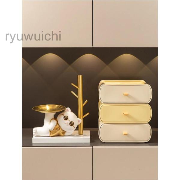 開運 招き猫 置物  開店祝い プレゼント ギフト 鍵 収納 キーフック スタンド 玄関 小物収納 ...