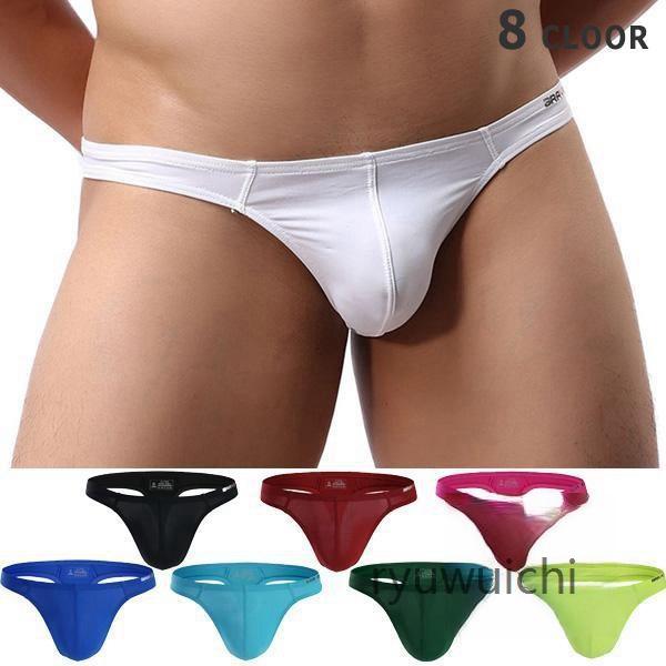 Tバック メンズ パンツ 男性用Tバック メンズTバック ティーバック ローライズ ビキニ ボクサー...