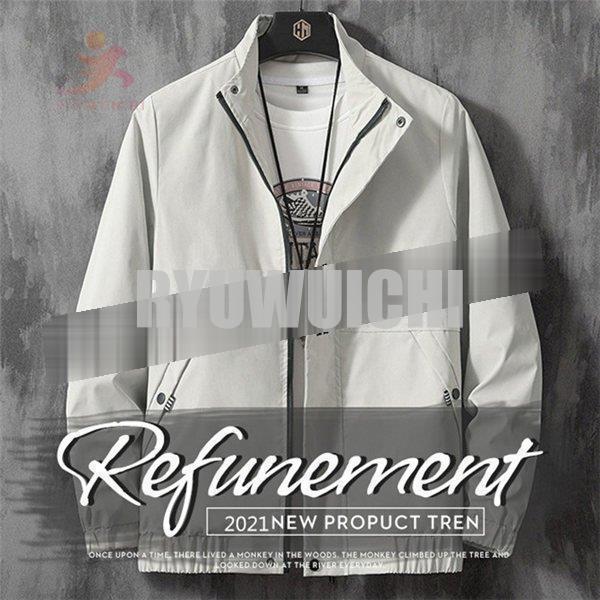 ジャケット ライトアウター スタジャン メンズ 薄手 コーチジャケット マウンテンパーカー スイング...