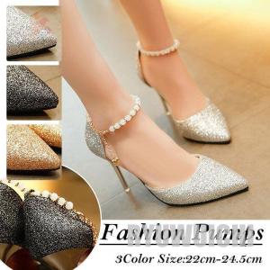 パンプス レディース 結婚式 サンダル キラキラ sandal さんだる