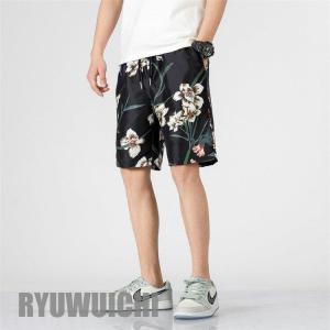 ショートパンツ メンズ ハーフパンツ 柄物 花柄 短パン 夏 プリント オシャレ カジュアル 春 速乾 涼しい｜ryuwuichi