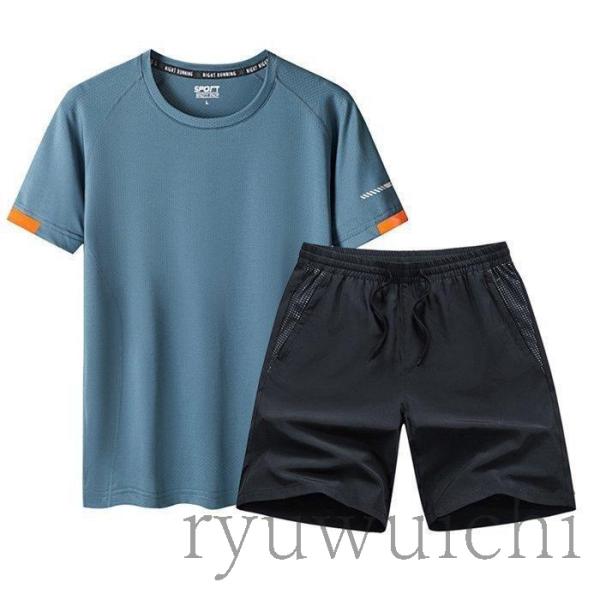 上下セット ハーフパンツ 半袖 Ｔシャツ メンズ おしゃれ 春 夏 シンプル カジュアル カジュアル...
