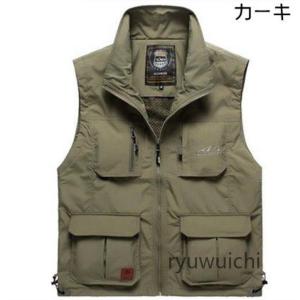 メッシュベスト メンズ フィッシングベスト 釣...の詳細画像3