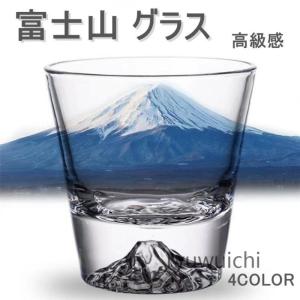 富士山グラス ロックグラス おしゃれ 高級感 敬老の日 父の日 母の日 クリスマス 誕生日 プレゼント 桜スプーン 退職祝 長寿お祝い ギフ｜ryuwuichi