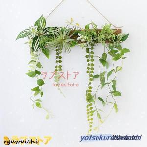 ウォールグリーン 壁掛け フェイク 木枠 フェイクグリーン 観葉植物 造花 おしゃれ インテリア 人工観葉植物 エアープランツ 室内 雑貨