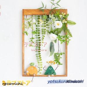 ウォールグリーン 壁掛け フェイク 木枠 フェ...の詳細画像1