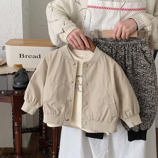 ジャケット 薄手 ブルゾン ジャンパー キッズ ベビー 子供服 女の子 男の子 アウター 春 秋 シ...